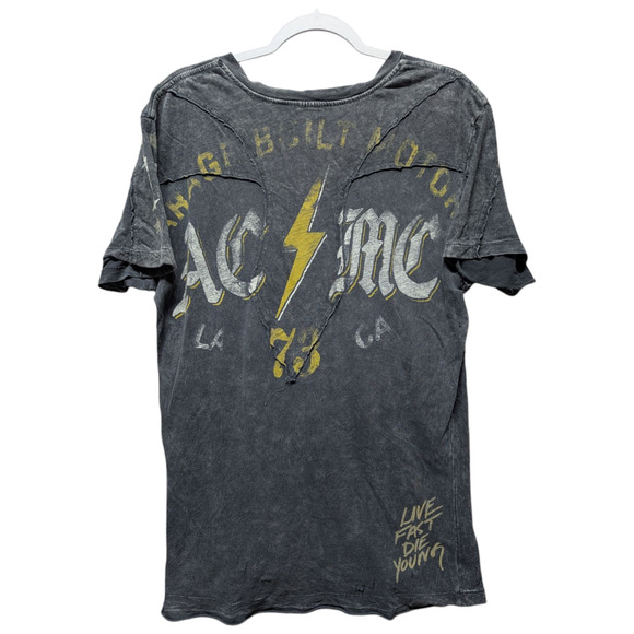 Y2K Affliction American Customs T shirt - Picture 2 of 6